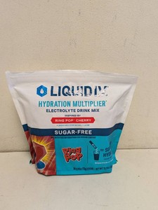 NEW LIQUID I.V ELECTROLYTE DRINK MIX RING POP CHERRY 30CT