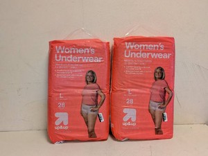 (2) NEW UP & UP LARGE WOMEN UNDERWEAR 28CT