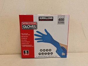 NEW KIRKLAND SIGNATURE NITRILE EXAM GLOVES SMALL 400CT
