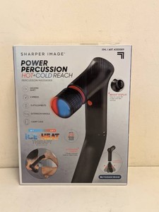 SHARPER IMAGE POWER PERCUSSION HOTCOLD PERCUSSION MASSAGER