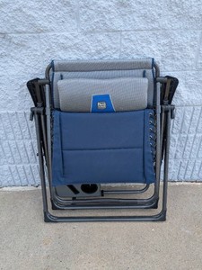 TIMBER RIDGE FOLDING CHAIR BLUE