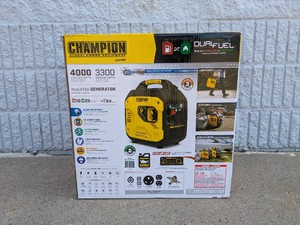 CHAMPION INVERTER GENERATOR 4000 WATTS 3300 RUNNING WATTS