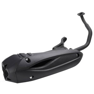 Minho Motorcycle Exhaust Assembly in Heavy Iron Material Compatible with Chinese GY6 125cc 150cc 4-Stroke Engine Scooter Moped RSZ 150 Gas Engine Scooters
