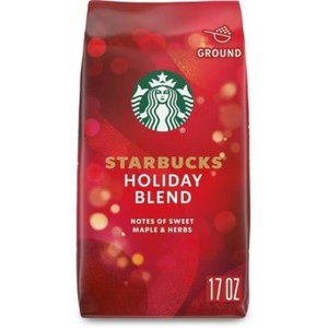 6 PACK Starbucks Holiday Medium Roast Coffee - 17oz