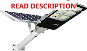 $667 Outdoor Solar Wall Light Led Lights from Dusk Till Dawn with Remote Control,Waterproof,Ideal for Parking Lot,Stadium,Yard,Garage and Pathway 100w (600w) (100w)