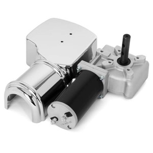 $136 1200 Watt Dump Truck Roll Tarp Motor with Chrome Cover,12V 2.0 HP 901