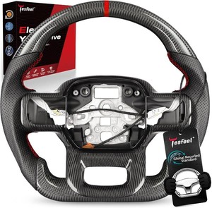 $358 Real Carbon Fiber Steering Wheel for F150 Raptor 2021-2025 (Gen 3)