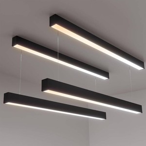 $180 JTT 4FT LED Linear Light, 50W40W30W Linkable Office Light Fixture,4Pack