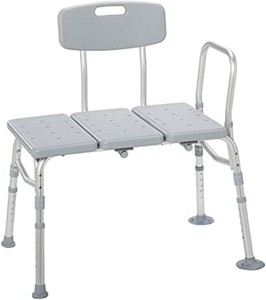 Drive Medical Tub Transfer Bench for Bathtub, Height Adjustable