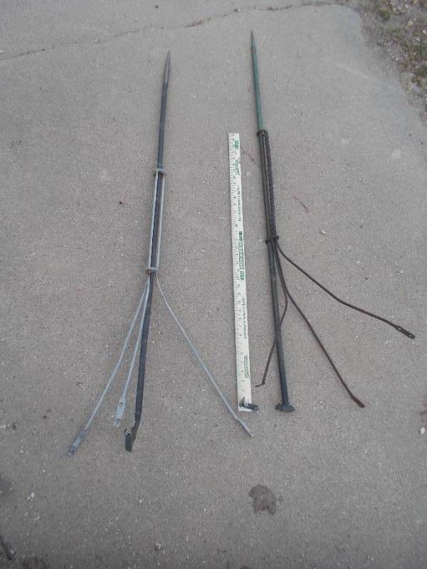 Vintage Lightning Rod Points  Stakes