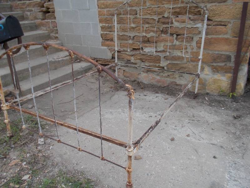 Vintage Wrought Iron Bed Frame