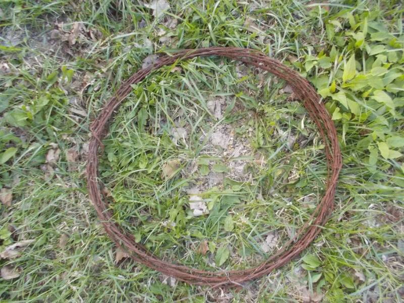 Vintage Barbed Wire Coil Lot #374