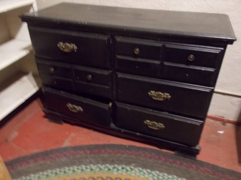 Vintage Solid Wood 6-Drawer Dresser
