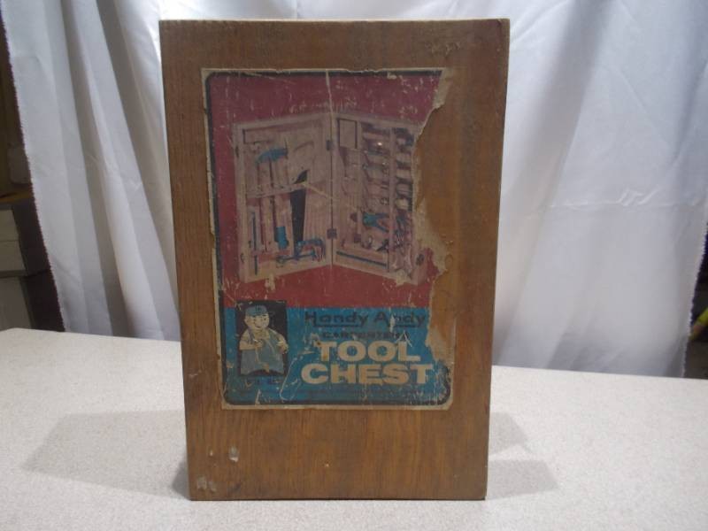 Vintage Youth Craft Wooden Tool Set with Box