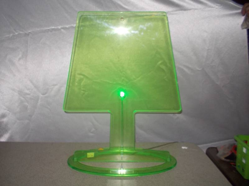 Modern Neon Green Acrylic Desk Lamp