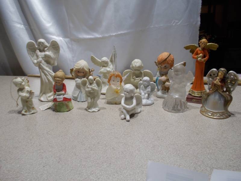 Vintage Angel Figurine Multi-Piece Estate Collection