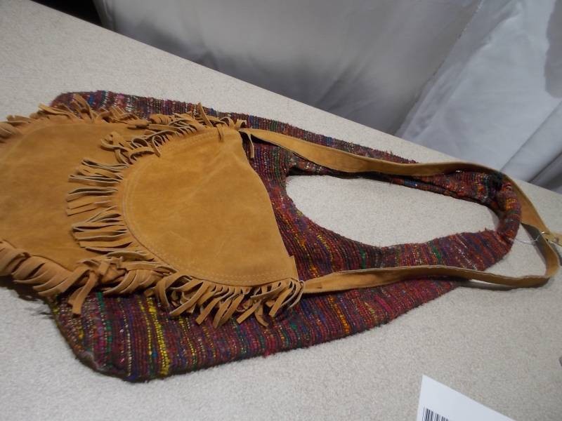 Vintage Woven Boho & Fringe Shoulder Bags (Lot of 2)