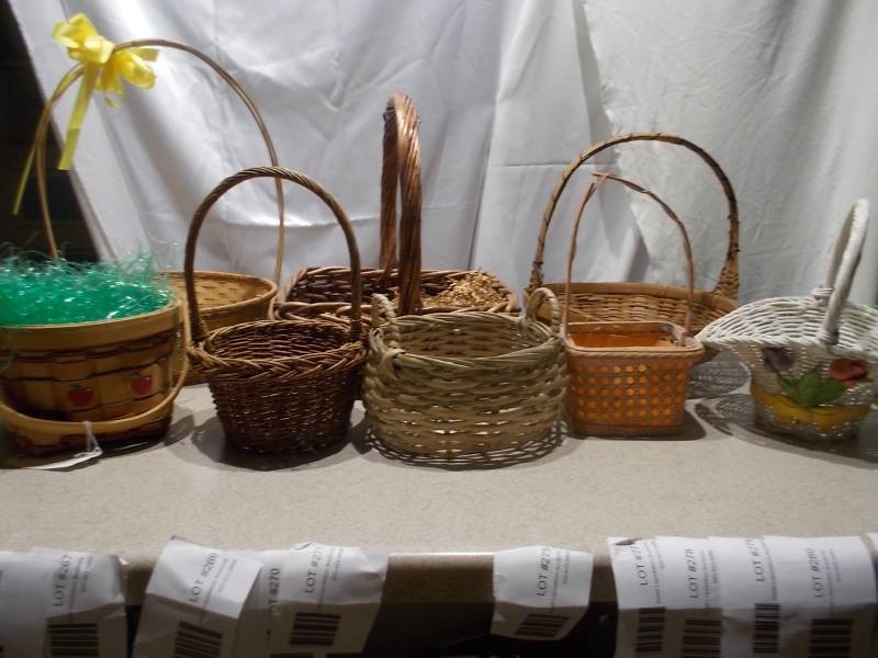 Large Vintage Woven Basket Collection - Assorted Styles, Handles & Weaves (Lot of 9)