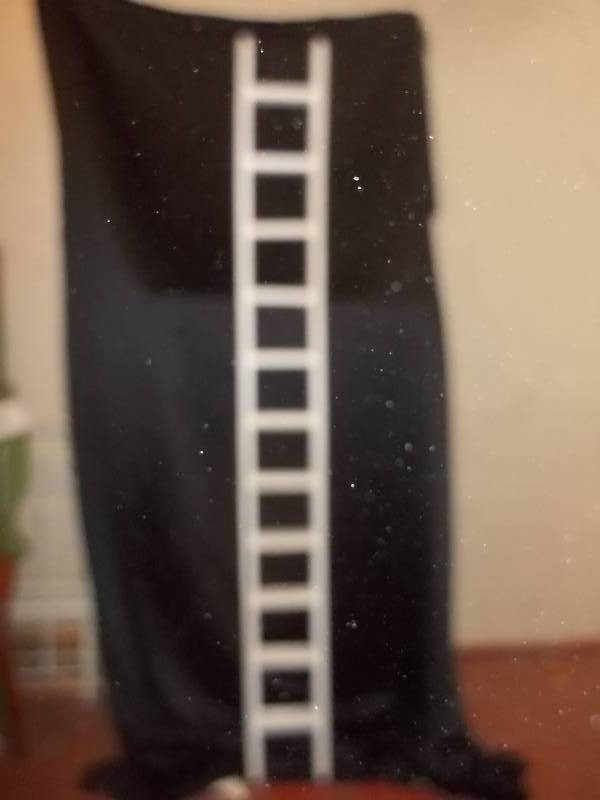 White Wooden Blanket Ladder  Towel Rack