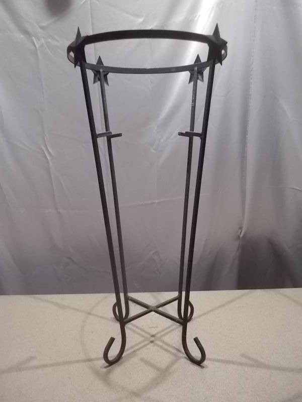Rustic Metal Plant Stand