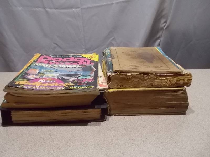 Vintage Automotive & Equipment Manuals & Catalogs - John Deere, Chiltons, MGA & Hot Rod Magazines