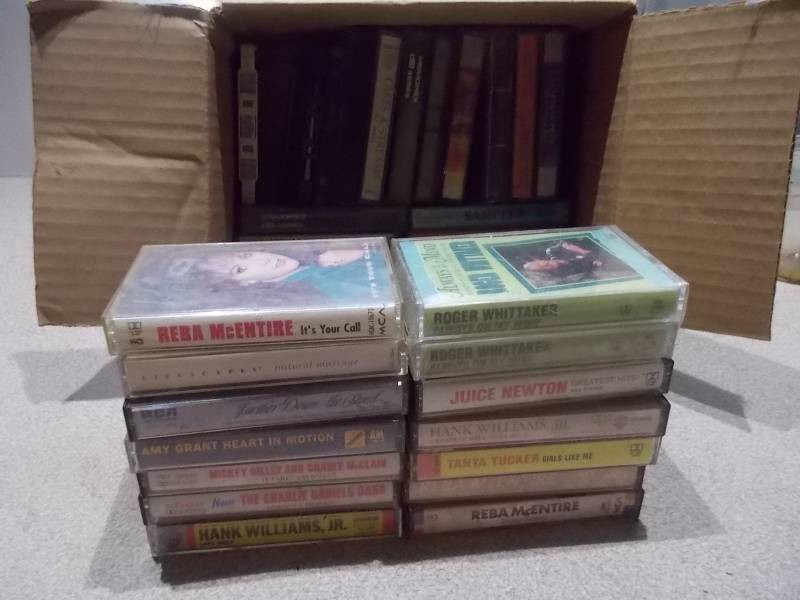 Vintage Audio Cassette Tapes Collection  Lot - Mixed Genres & Artists