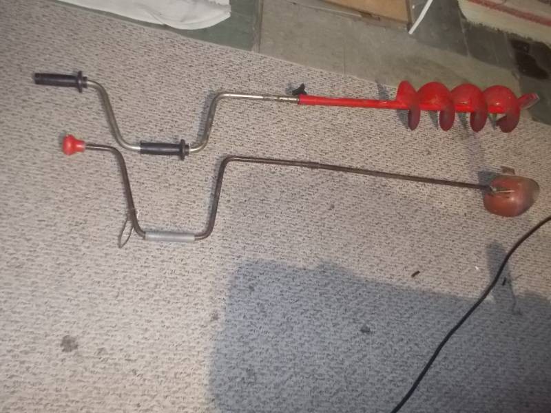Vintage Manual Ice Augers  Hand Ice Drills