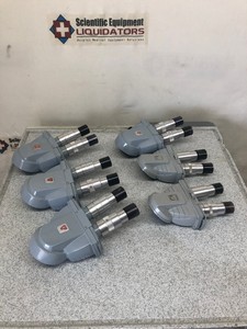 12694 - Lot of 6x American Optical Spencer Microscope Binoculars with 10x W.F. Eyepieces