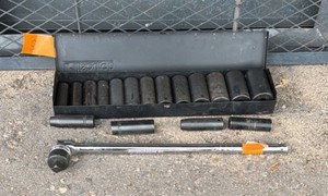 Pittsburgh Impact Socket set with breaker bar