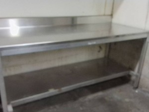 NSF STAINLESS STEEL WORK STATION