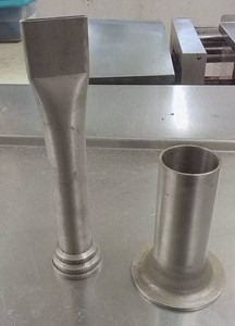 2 STAINLESS STEEL SAUSAGE STUFFERS