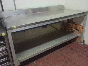 NSF NEW AGE STAINLESS STEEL WORKSPACE TABLE