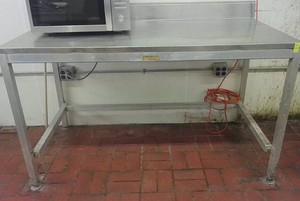 NSF NEW AGE STAINLESS STEEL WORKSTATION TABLE