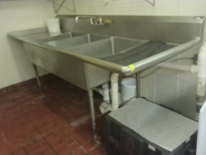 NSF STAINLESS SINK BY AMTEK CO