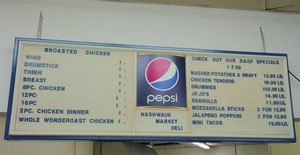 LIGHTED DISPLAY BOARD