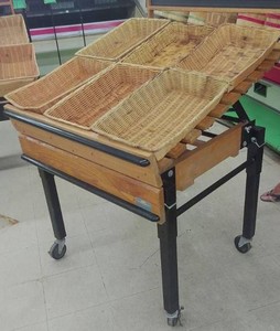 WOODEN PRODUCE DISPLAY
