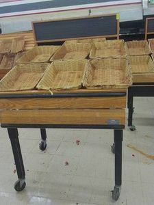 WOODEN PRODUCE DISPLAY