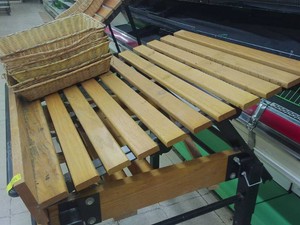 WOODEN PRODUCE DISPLAY