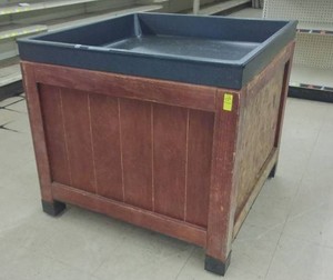 WOODEN PRODUCE ORCHARD BIN