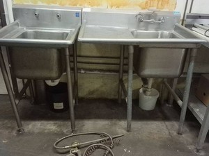 NSF STAINLESS STEEL SINKS