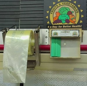 GROCERY STORE BAG DISPENSER AND TWIST-TIE DISPENSER