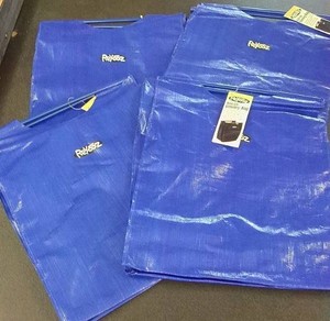 4 BRAND NEW REYOOZ ROLL UP GROCERY BAGS