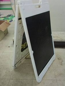 SANDWICH BOARD SIGN