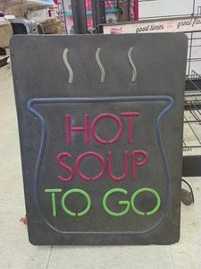 HOT SOUP TO GO LIGHT UP DISPLAY