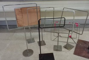 METAL SIGN HOLDERS