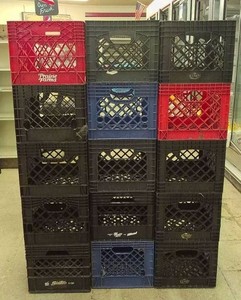15 MILK CRATES