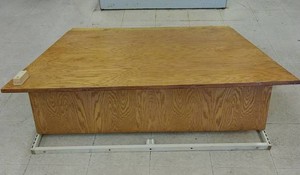 WOODEN TILTED TABLE TOP