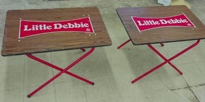 CUTE LITTLE DEBBIE FOLDING TABLES