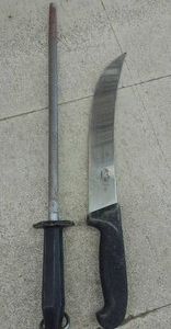 NSF COMMERCIAL GRADE KNIFE AND KNIFE SHARPENER