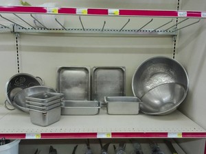 MISC STAINLESS STEEL KITCHEN LOT